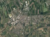 Luchtfoto van Meppel van Maps Are Art thumbnail