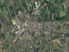 Aerial photo of Meppel by Maps Are Art