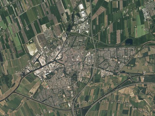 Luchtfoto van Meppel