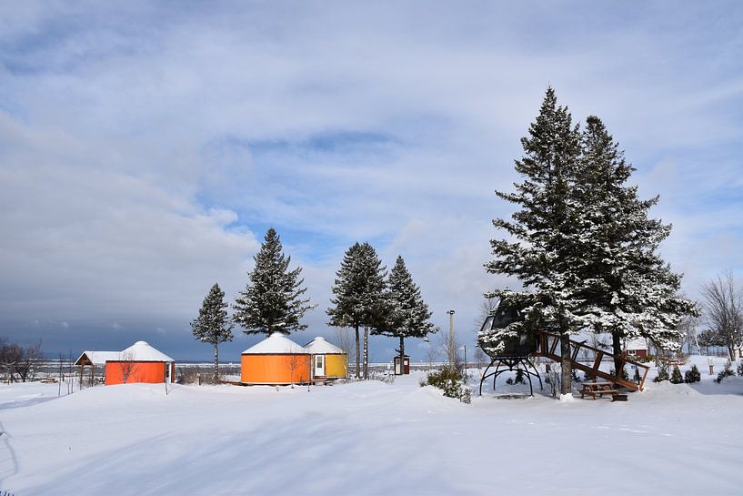 Le camping en hiver par Claude Laprise