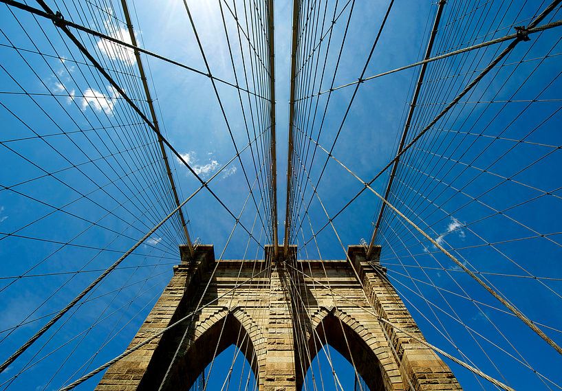 Le pont de Brooklyn à New York par René Schotanus