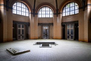 Verlassenes Badehaus in Beelitz.