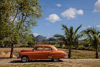 Oldtimer auf der Finca Tabacum, Viñales, Kuba