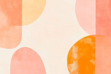 Abstract colour surfaces - Soft tones by Poster Art Shop