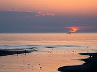 Sunset at the beach.