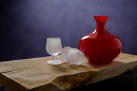 Stilleven op hout