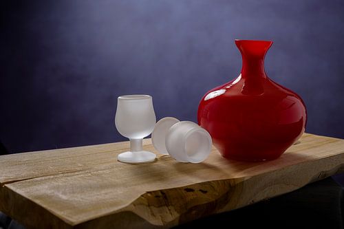 Nature morte sur bois