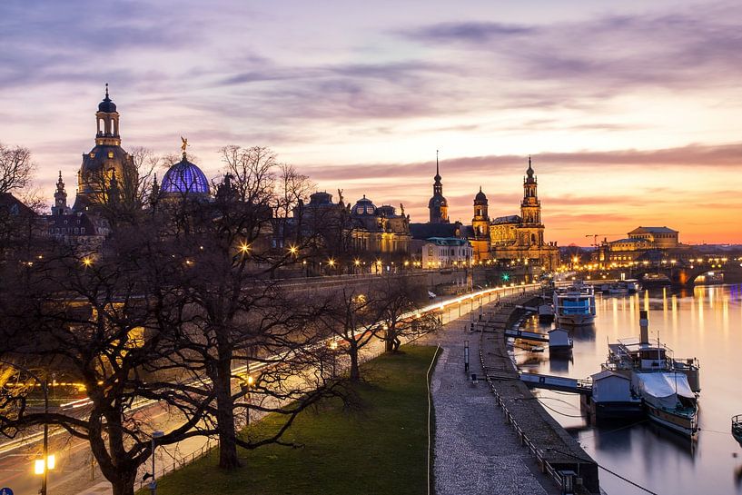 Dresden Elbe kade van Sergej Nickel