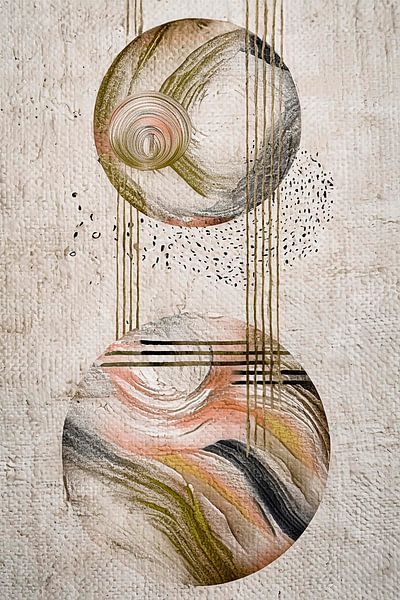 Wabi Sabi kunst : Imperfecte harmonie van Studio Pieternel