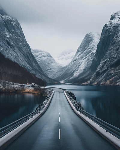 Paysage hivernal