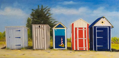 Chalets sur la plage
