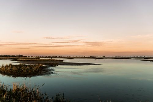 Sunset nature reserve Mariendal Den Helder