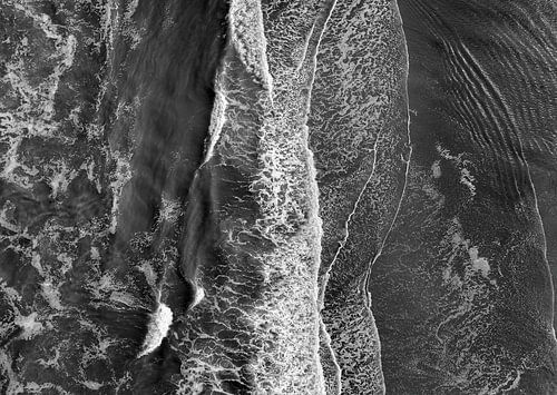 Zwart-Wit golven, dynamiek aan de Kust