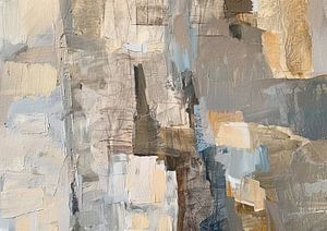Abstract minimalist painting