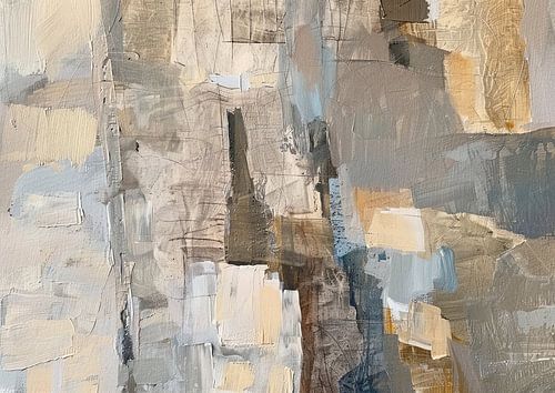 Abstract minimalist painting