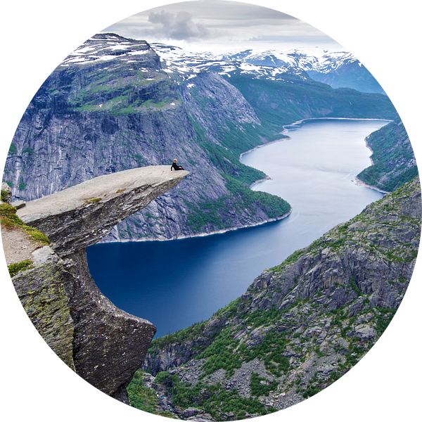 Trolltunga en de Ringedalsvannet - Noorwegen van RB-Photography