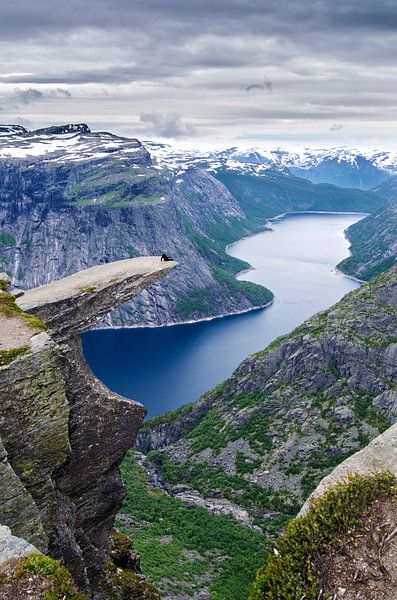 Trolltunga en de Ringedalsvannet - Norwegen von Ricardo Bouman
