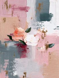 Abstrakt mit zarten Blumen von Gypsy Galleria