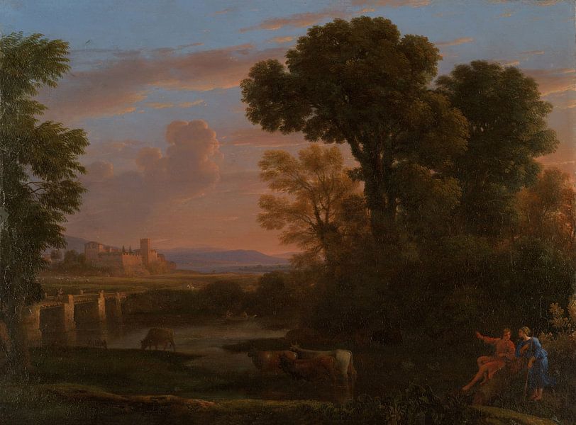 Pastoral Landscape, Claude Lorrain by All the Masters