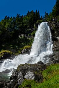 Wasserfall Steindalsfossen, Norwegen