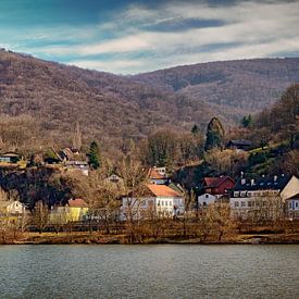Le château et le village de Greifenstein sur Leopold Brix