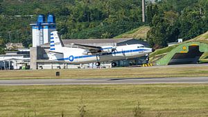 Die Fokker 50 der taiwanesischen Luftwaffe.