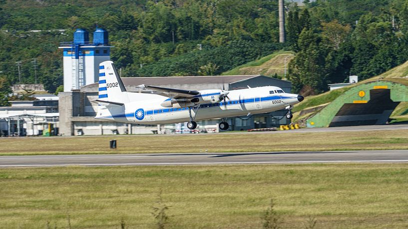 Taiwan Air Force's Fokker 50. by Jaap van den Berg