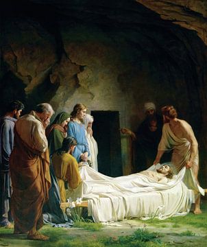 Carl Bloch,Funérailles de Jésus