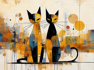 Chats abstraits