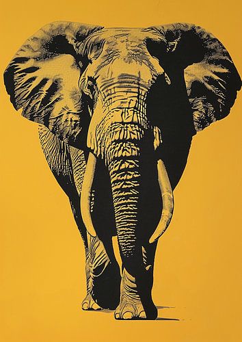 L'éléphant dans le rétro