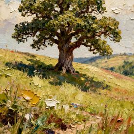 Impression d'un vieil arbre sur Kristin M