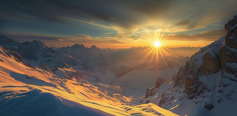 Wandern im Tagesanbruch von fernlichtsicht