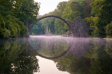 Pont Rakotz en Allemagne.