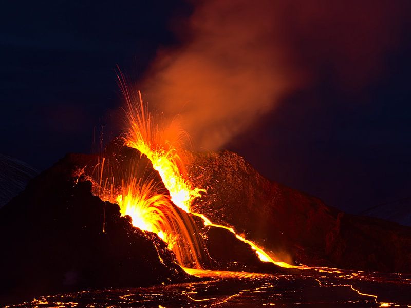 De vulkaan van Timon Schneider
