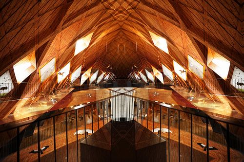 Holzoptik der verschmolzen Struktur