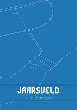 Blauwdruk | Landkaart | Jaarsveld (Utrecht) van Rezona