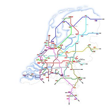Snelwegen in Nederland van Jan Brons