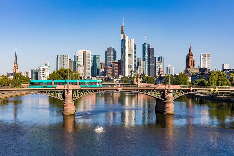 Skyline von Frankfurt am Main von Werner Dieterich