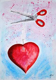 Coeur sur un fil de soie