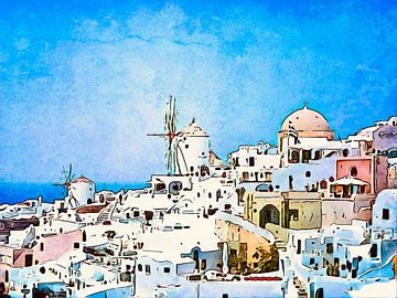 Santorini, Motief 3 van zam art