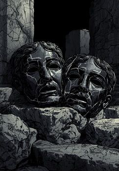 Echos der Tragödie: Obsidianmasken