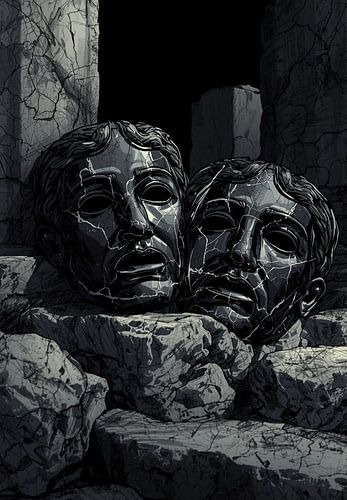 Echos der Tragödie: Obsidianmasken