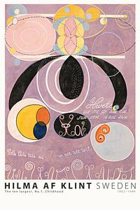 Hilma AF Klint - De tien grootste, nr.7, Kinderjaren