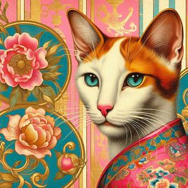 Asian Art Cat von J.O. Han