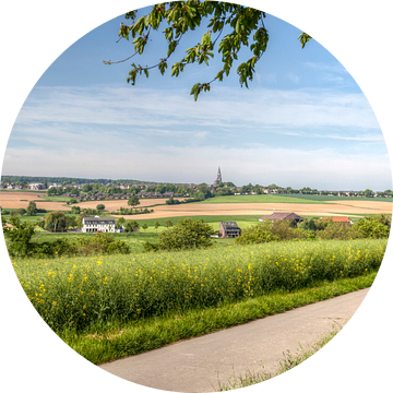 Panorama Piethaan en Vijlen in Zuid-Limburg van John Kreukniet