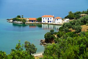Beautiful Greek bay by Miranda van Hulst