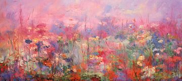Flowers Monet Style | Painting Flowers by Wonderful Art