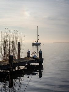 Eenzame zeilboot