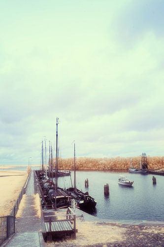 Port with boats at the jetty