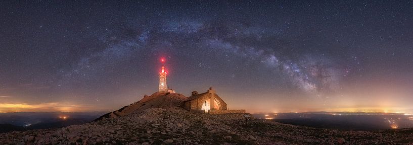 Mont Ventoux Galaxy panorama by Jeroen Lagerwerf